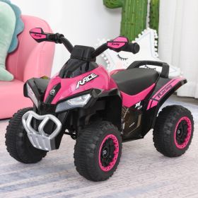 Toddler Push Car Foot-to-Floor 4 Wheels Music Light For Kids 18-36 Months (Option: Pink)